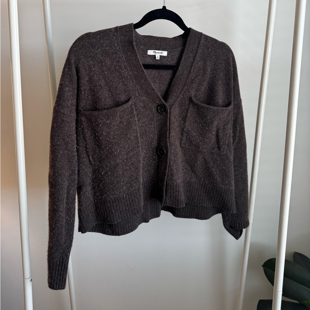 Women’s Madewell Brown Cardigan M